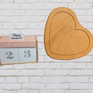 Longaberger LG Sweetheart Basket Wooden Lid